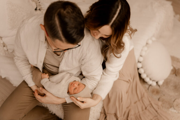 Babyfotoshooting im Fotoatelier
