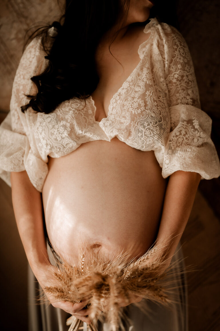 Bohoshooting mit Babybauch